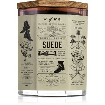 Makers of Wax Goods Suede vonná svíčka s dřevěným knotem 315,11 g