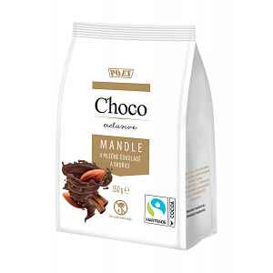 POEX Choco Exclusive Mandle v mléčné čokoládě a skořici 150 g