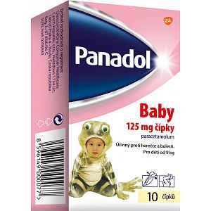 Panadol Baby 10 čípků