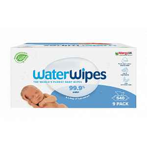 WATERWIPES 100% BIO odbouratené ubrousky 9x60ks