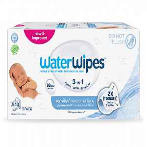 WATERWIPES 100% BIO odbouratené ubrousky 9x60ks