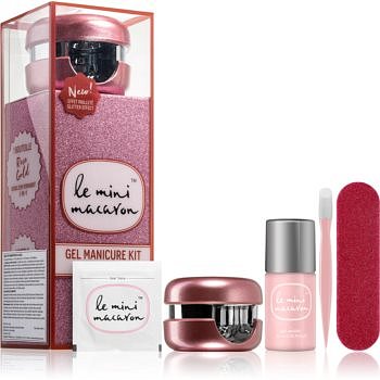 Le Mini Macaron Gel Manicure Kit Rose Gold kosmetická sada IX. (na nehty)