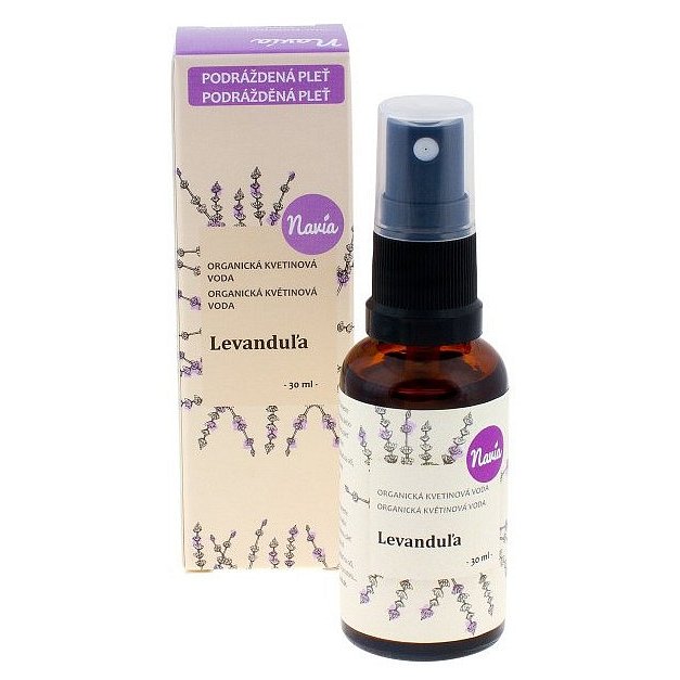 Navia Květová voda s rozprašovačem levandule BIO 30ml
