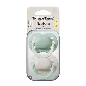 Tommee Tippee Silikonový dudlík Newborn Boy 0-2m 2 ks více barevných variant