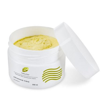 Bebutter Šlehané BIO bamb.máslo citronová tráva 200 ml