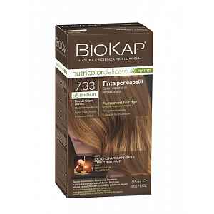 BIOKAP Nutricolor Delicato Rapid 7.33 Blond zlatá pšenice barva na vlasy 135 ml