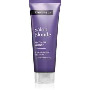 John Frieda Salon Blonde Tone Perfecting Treatment tónovací krém pro zvýraznění barvy vlasů odstín Platinum Blonde 120 ml