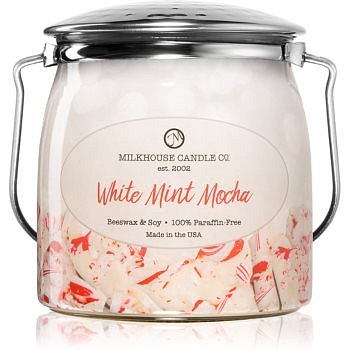 Milkhouse Candle Co. Creamery White Mint Mocha vonná svíčka Butter Jar 454 g
