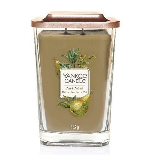 Yankee Candle Aromatická svíčka velká hranatá Pear & Tea Leaf  552 g