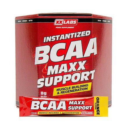 BCAA Maxx Support 60 sáčků 620g pomeranč