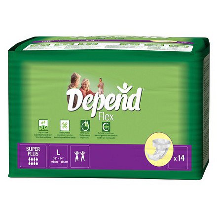 Depend plenkové kalhotky Flex Super Plus L 14ks