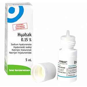 Hyabak 0.15% oční kapky 5ml (umělé slzy)