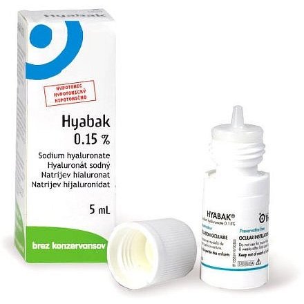 Hyabak 0.15% oční kapky 5ml (umělé slzy)