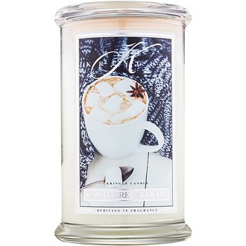 Kringle Candle Cashmere & Cocoa vonná svíčka 624 g