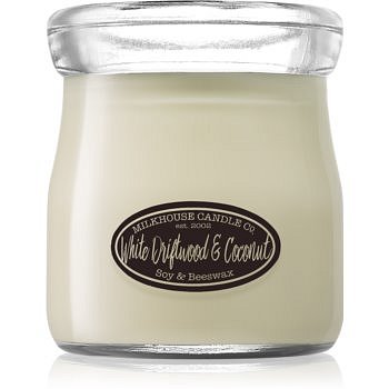 Milkhouse Candle Co. Creamery White Driftwood & Coconut vonná svíčka 142 g Cream Jar