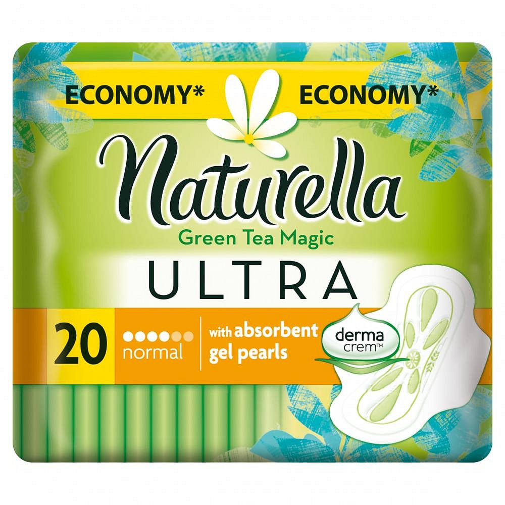 P&G Naturella Ultra Normal Green Tea 20 kusů