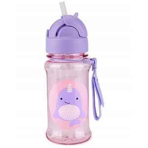 SKIP HOP Zoo tritan Láhev s brčkem 355ml Narval 12m+