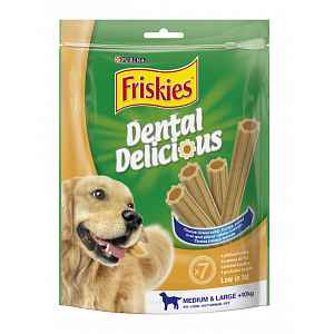 Friskies pochoutka pes DentalDelicious Med.&Large 200g