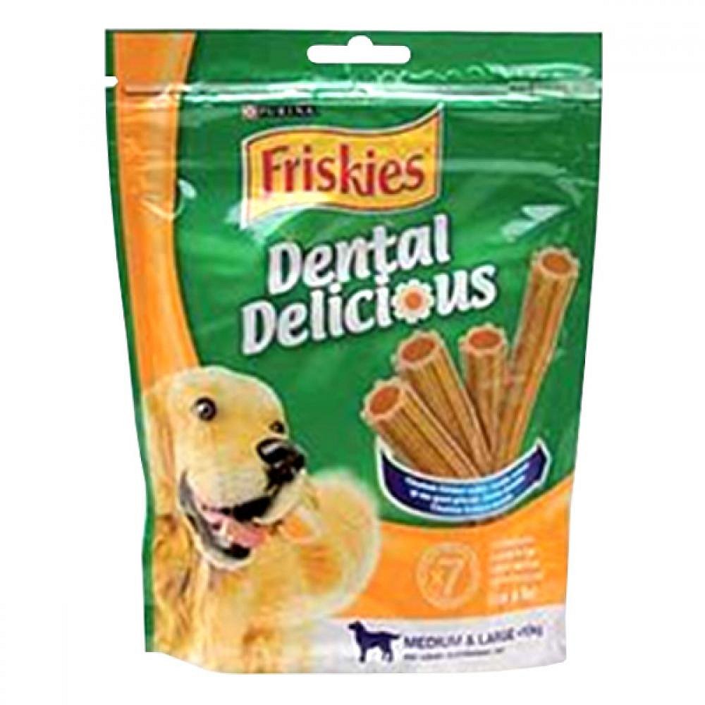 Friskies pochoutka pes DentalDelicious Med.&Large 200g