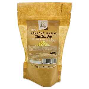 NAJTELO Kakaové máslo knoflíčky pecky 100 g