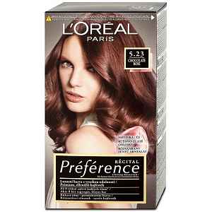 Ľoréal Paris Préférence 5.23 Chocolate Rose barva na vlasy 60 ml