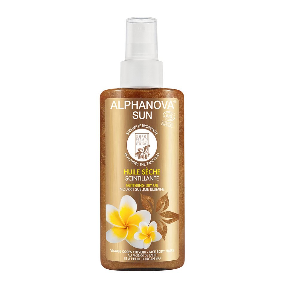 Alphanova SUN BIO Pečující třpytivý olej 125 ml