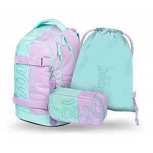Baagl SET 3 Skate max Sweet: batoh, penál, sáček