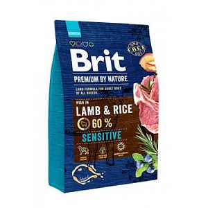 Brit Premium Dog By Nature Sensitive Lamb 3kg