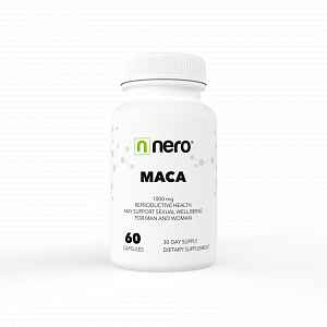 NERO MACA Peruánský ženšen, 1000 mg, 60 kapslí