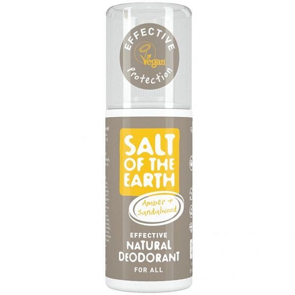 Salt Of The Earth Přírodní deodorant ve spreji s ambrou a santalem  100 ml