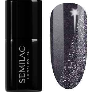Semilac UV Hybrid Day and Night gelový lak na nehty s použitím UV/LED lampy odstín 399 Dark & Spark 7 ml