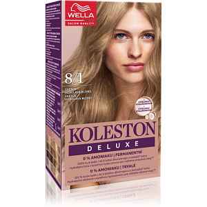 Wella Koleston Deluxe barva na vlasy bez amoniaku odstín 8/1 Light Ash Blonde 100 ml