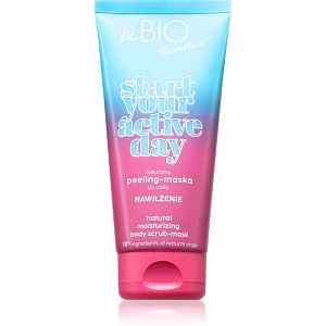 beBIO Start Your Active Day hydratační tělový peeling 200 ml