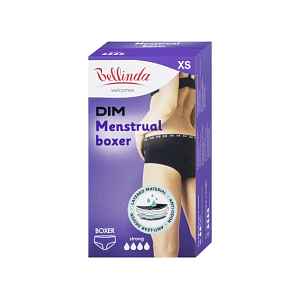 Bellinda menstruační boxerky pro silnou menstruaci, velikost XS, černé, 1ks