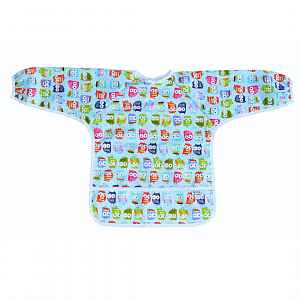 GaGa's pleny Bryndák s rukávy Sovy modré