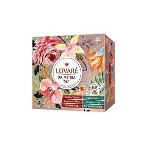 LOVARÉ Prime tea set kolekce čajů 90 sáčků