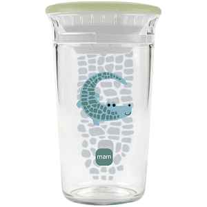 MAM Easy to Drink Cup netekoucí hrnek Green 8m+ 290 ml
