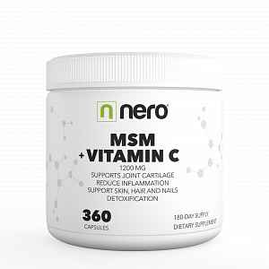 NERO MSM + Vitamín C 360 kapslí
