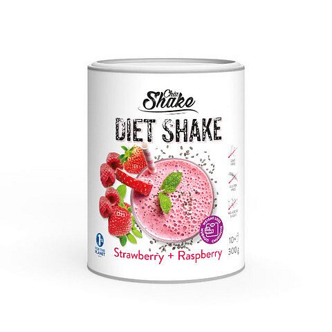 Dietní koktejl 300 g - Příchuť Jahoda + Malina