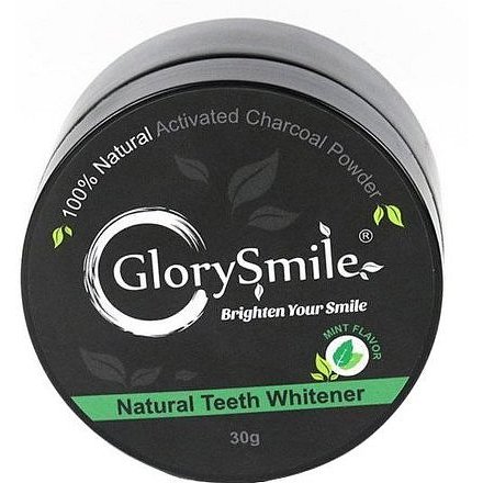 Glory smile Charcoal Mentol bělicí zubní pudr 30 g