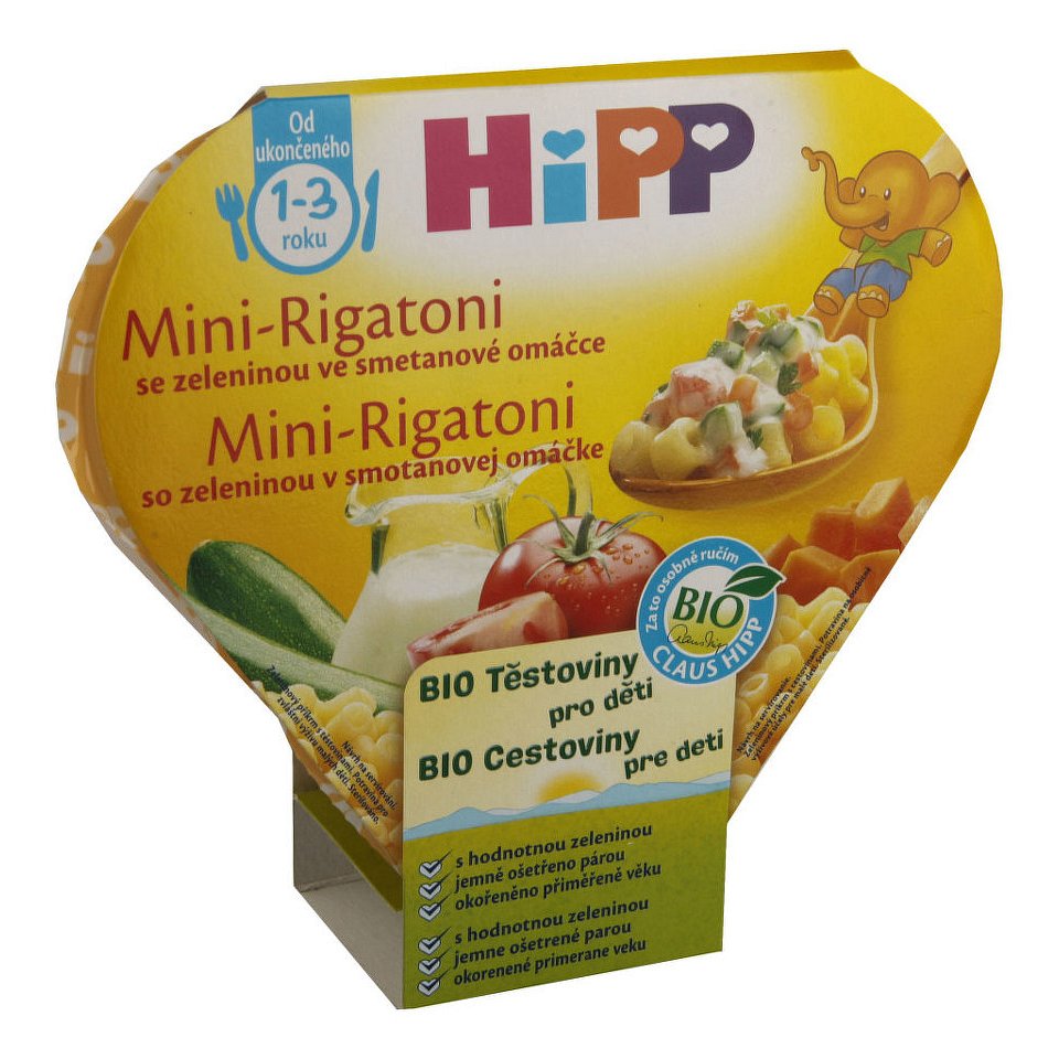 HiPP DĚT.TĚST. BIO Mini-Rigatoni 250g