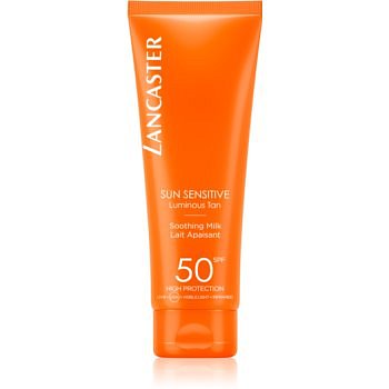 Lancaster Sun Sensitive opalovací mléko pro citlivou pokožku SPF 50 125 ml