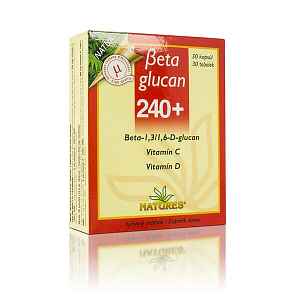 Natures Beta glucan, 240+ 30 kapslí