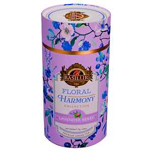 BASILUR Floral harmony lavender berry zelený čaj 75 g