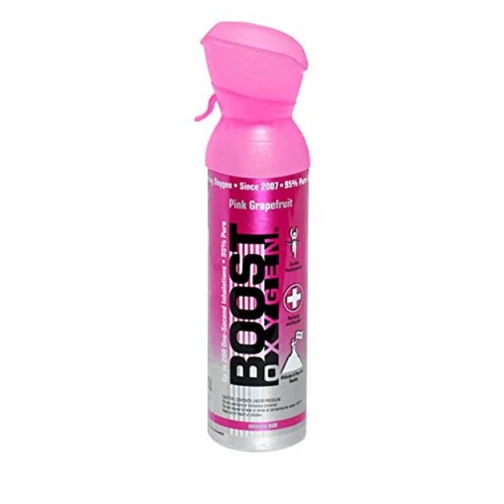 BOOST OXYGEN Pink grapefruit inhalační kyslík v plechovce 5 l