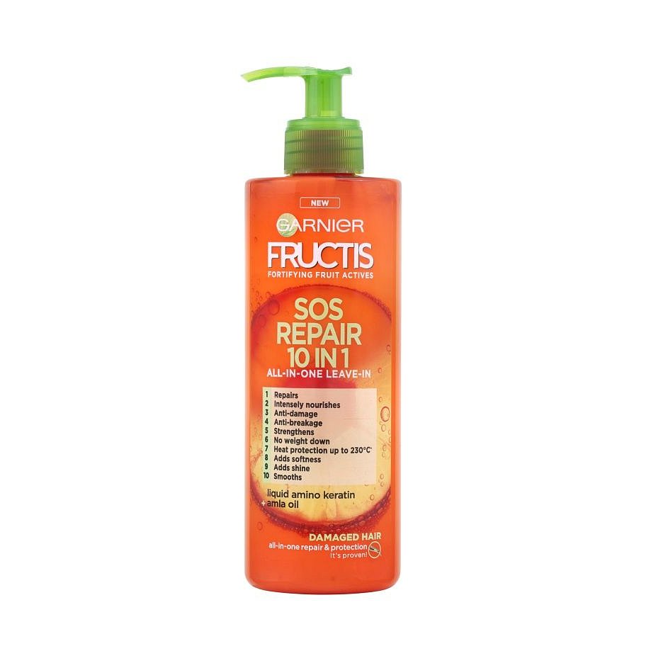 Garnier Fructis SOS Repair bezoplachová péče 10v1 400 ml