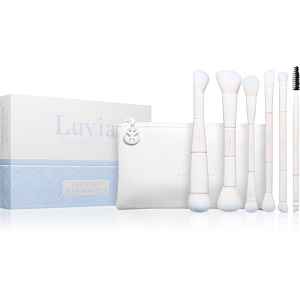 Luvia Cosmetics Duo Voyage cestovní sada štětců s taštičkou Blue Horizon 7 ks