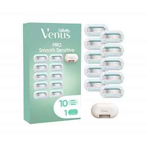 Gillette Venus Pro Smooth Sensitive dámské holicí hlavice + kryt 10 ks
