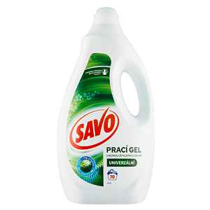 SAVO Prací gel Univerzální 70 praní 3,5 l, poškozený obal