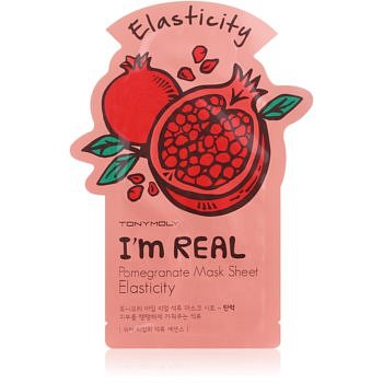 TONYMOLY I'm REAL Pomegranate plátýnková maska pro zpevnění 1 ks